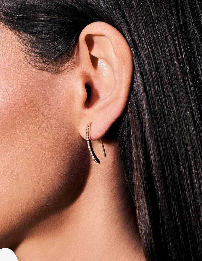 rinascente Lauren Ralph Lauren Pave threader earrings