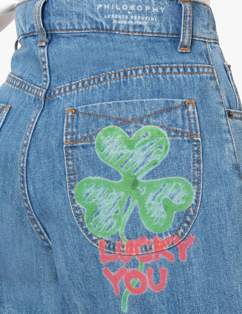 rinascente Philosophy di Lorenzo Serafini Pantaloni corti di jeans