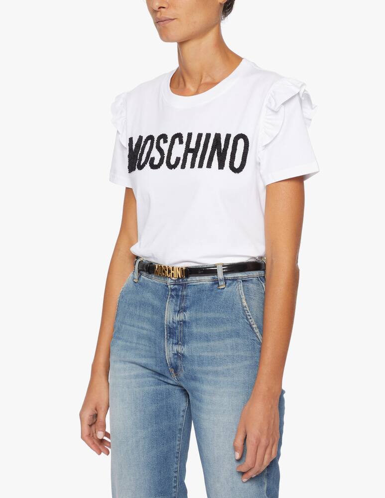 rinascente Moschino Cintura in pelle con logo
