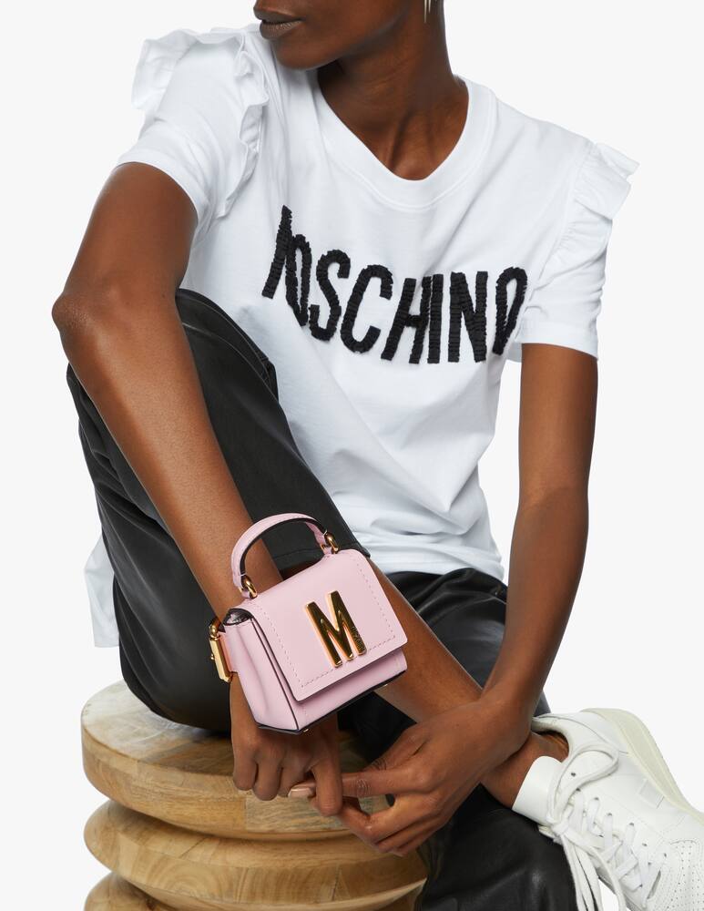 rinascente Moschino Cintura in pelle con logo