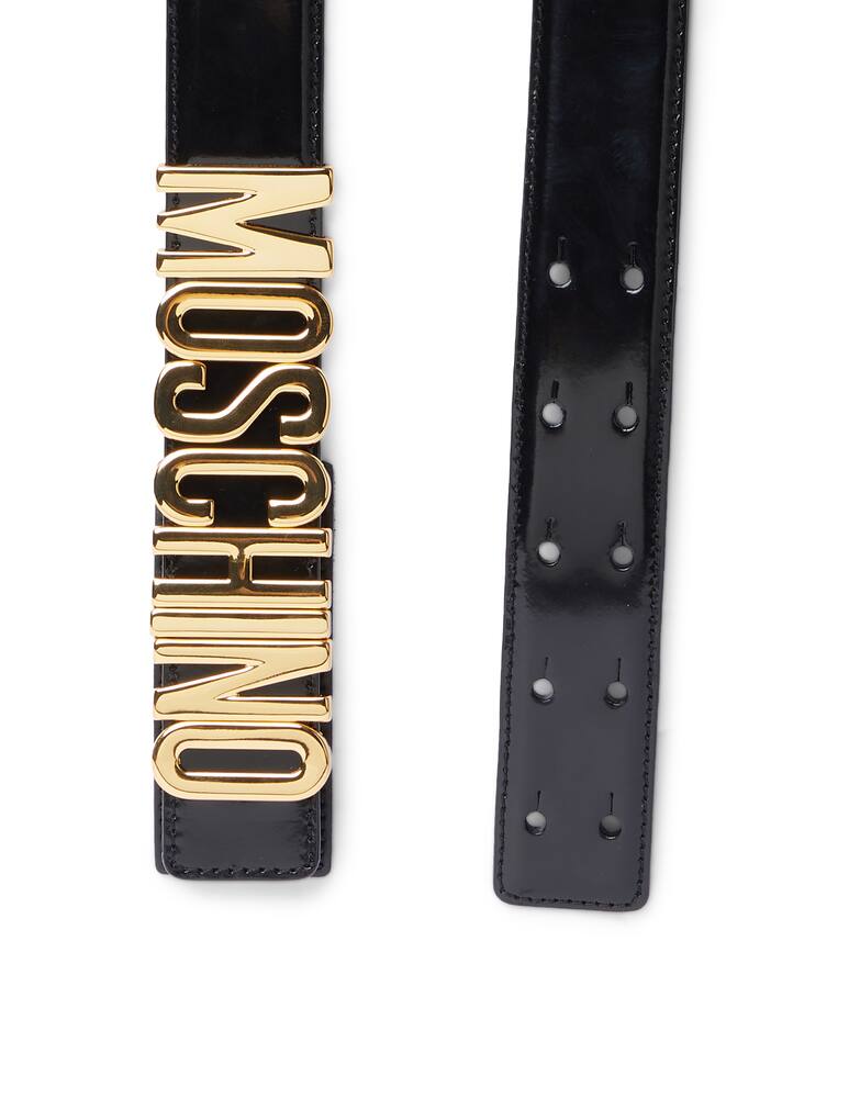 rinascente Moschino Cintura in pelle con logo