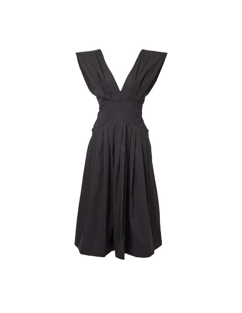 rinascente Philosophy di Lorenzo Serafini Sleeveless popeline midi dress