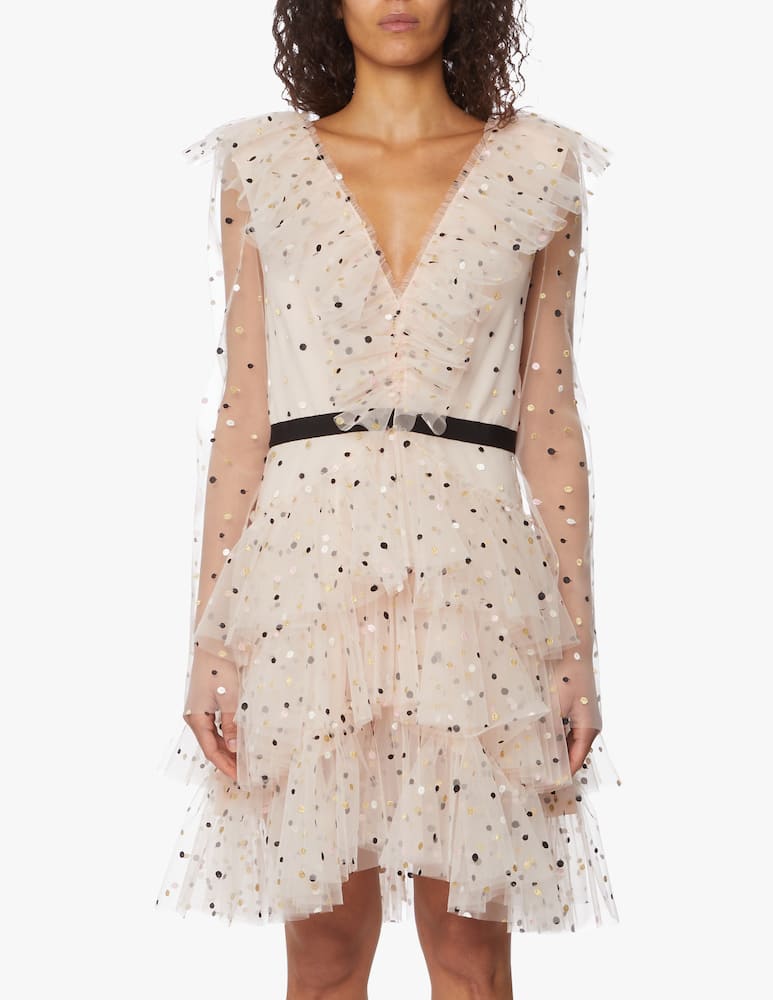 rinascente Philosophy di Lorenzo Serafini Polka dot tulle mini dress