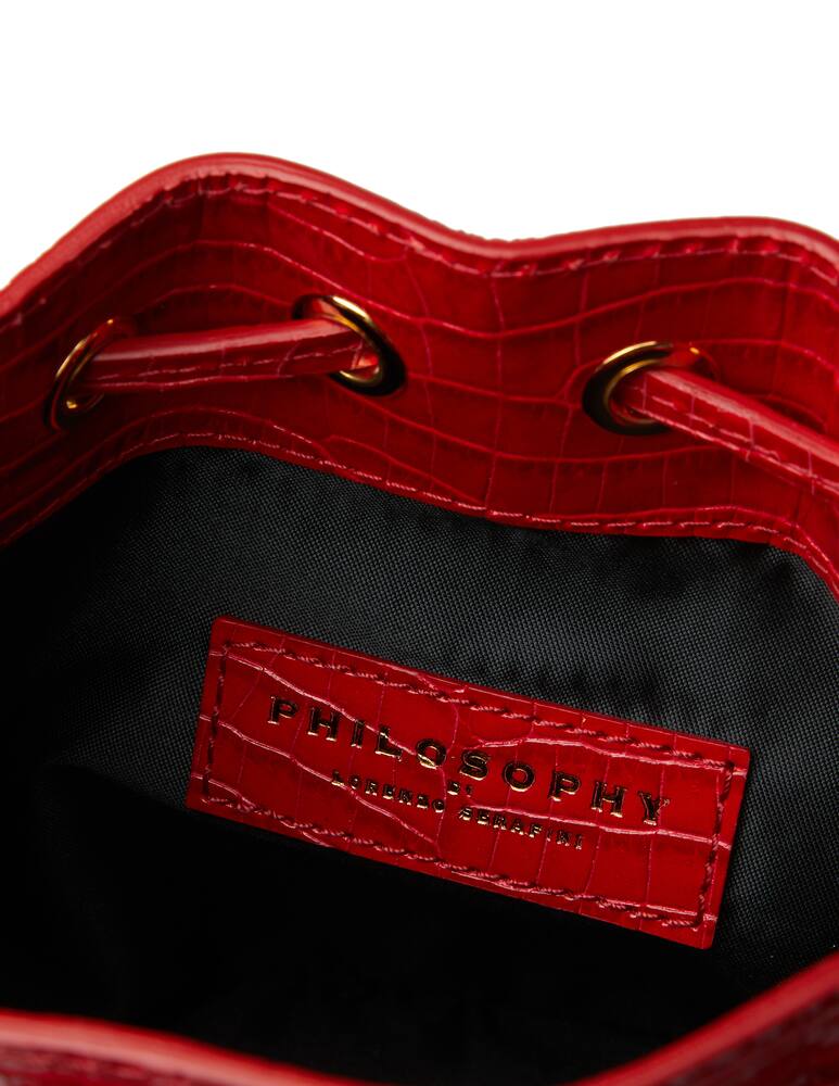 rinascente Philosophy di Lorenzo Serafini Borsa mini a tracolla stampa cocco