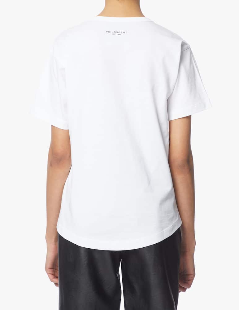 rinascente Philosophy di Lorenzo Serafini T-shirt in cotone con logo