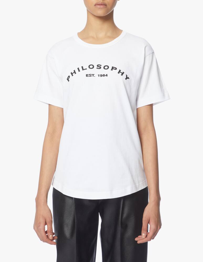 rinascente Philosophy di Lorenzo Serafini T-shirt in cotone con logo