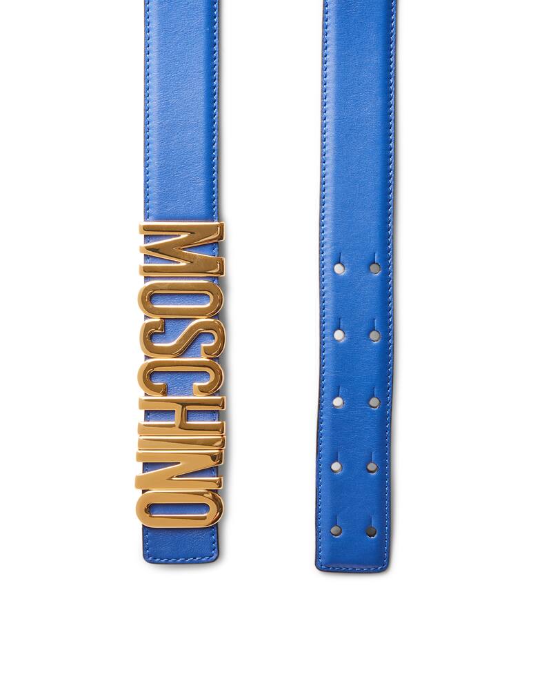 rinascente Moschino Leather belt with logo