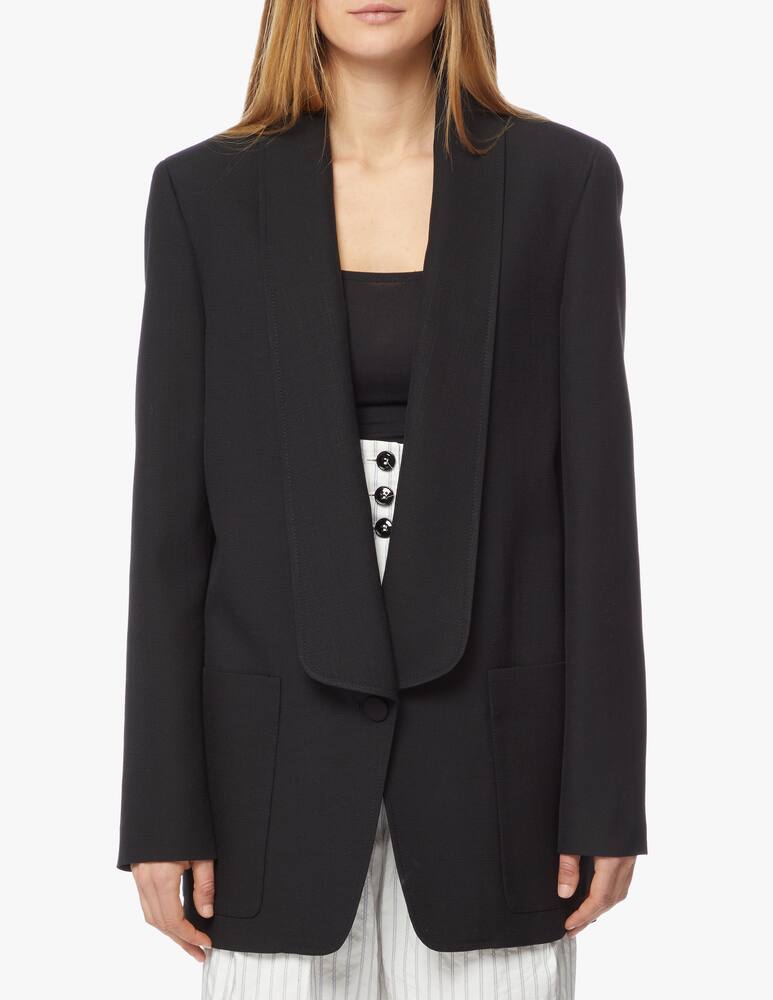 rinascente Philosophy di Lorenzo Serafini Shantung tuxedo blazer
