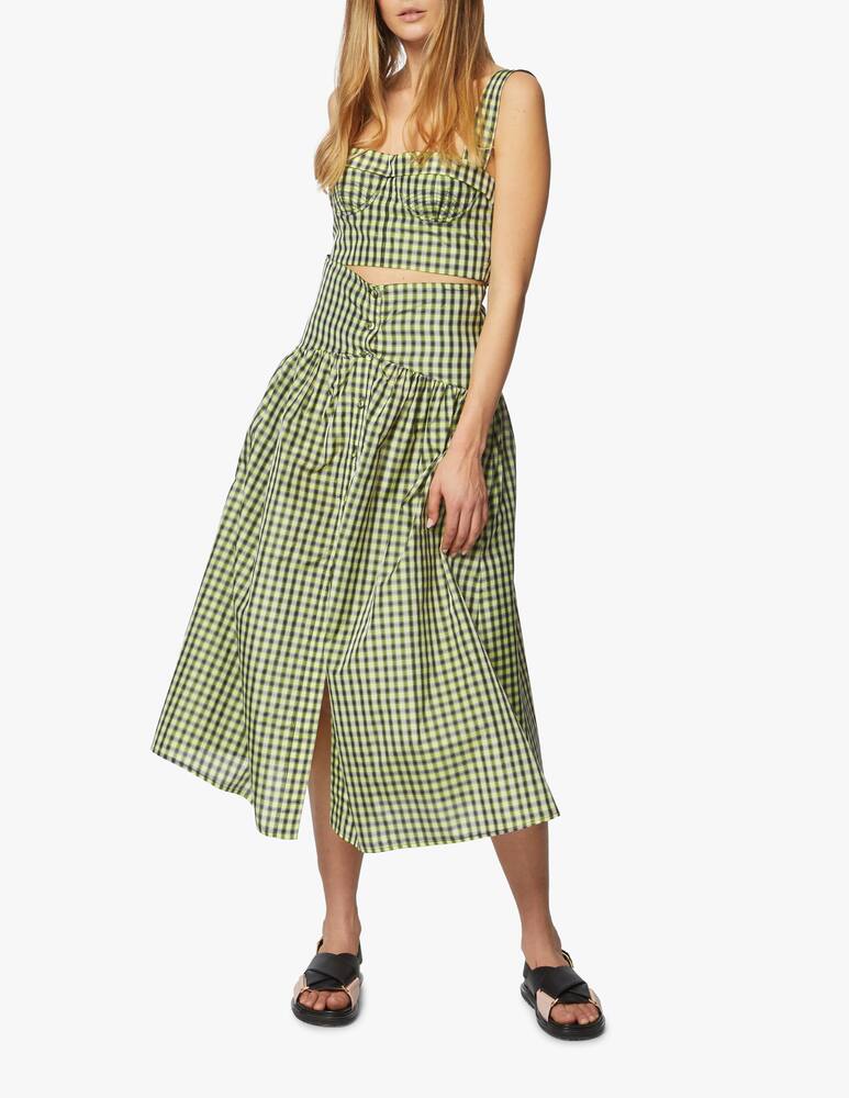 rinascente Philosophy di Lorenzo Serafini High rise baloon taffetà mini skirt