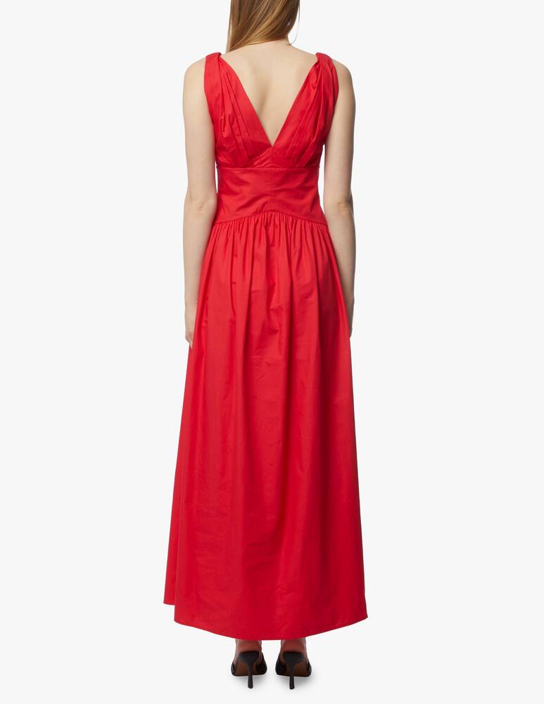 rinascente Philosophy di Lorenzo Serafini Button down sleeveless popeline maxi dress