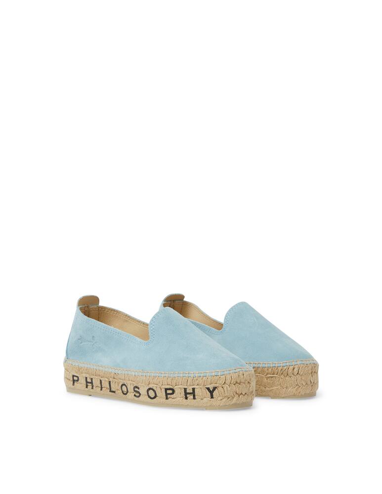 rinascente Philosophy x Manebì Espadrillas in suede con logo