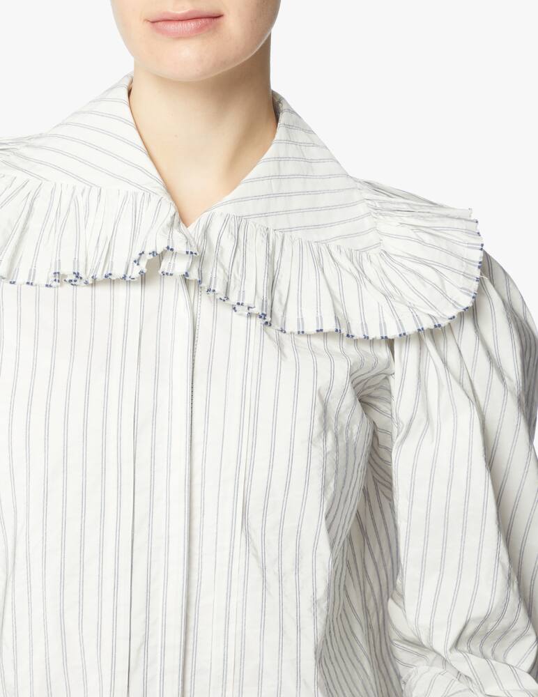 rinascente Philosophy di Lorenzo Serafini Striped taffetà blouse
