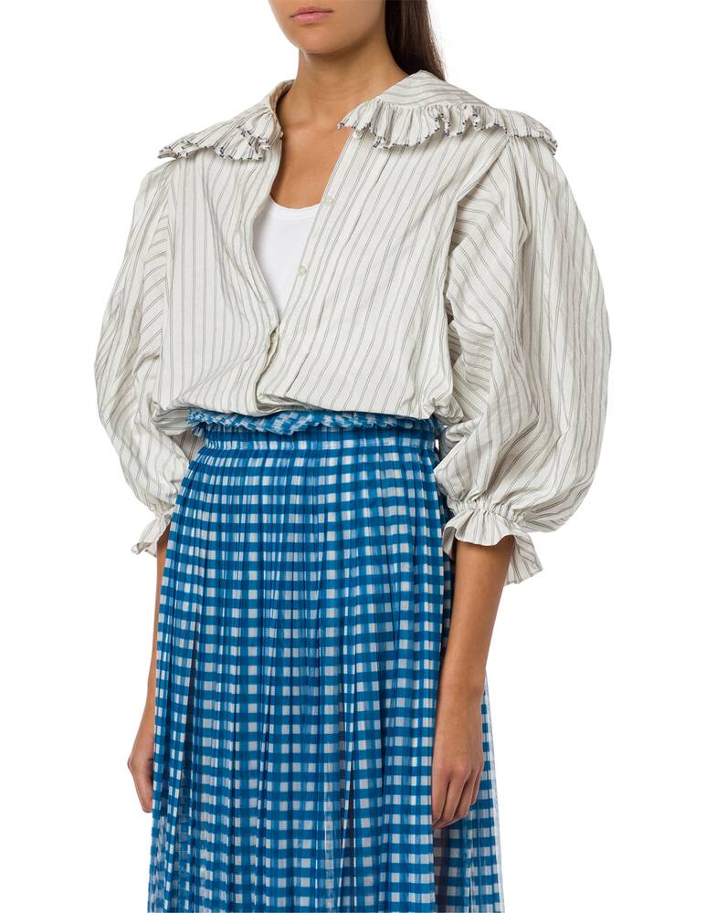 rinascente Philosophy di Lorenzo Serafini Striped taffetà blouse