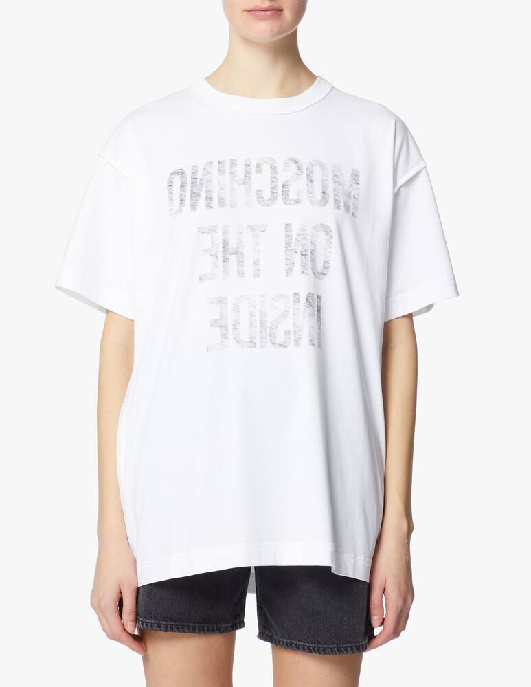 rinascente Moschino T-shirt con stampa in cotone
