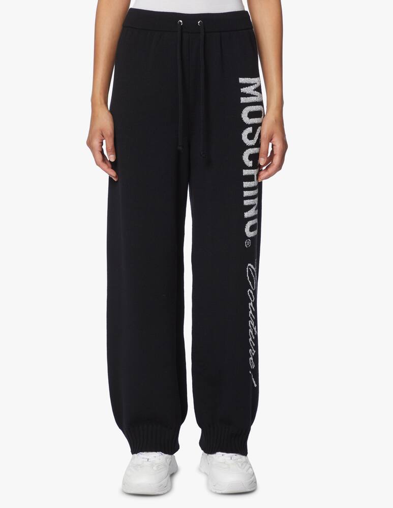 rinascente Moschino Pantaloni sportivo in lana con logo