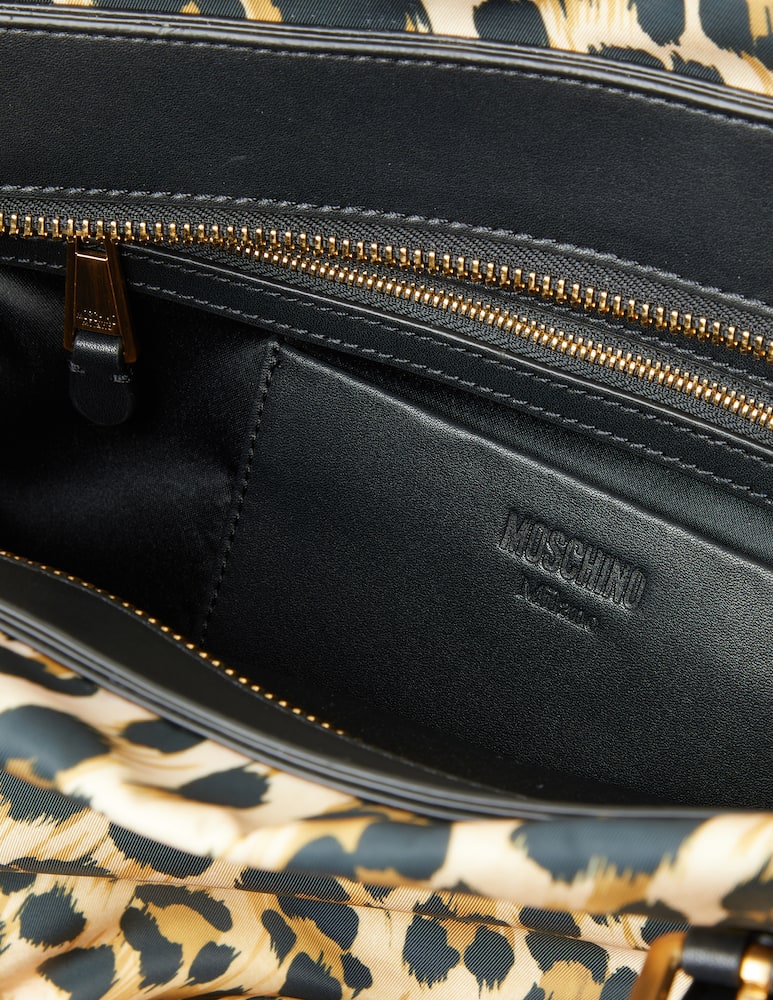 rinascente Moschino Borsa tote in nylon con lettering