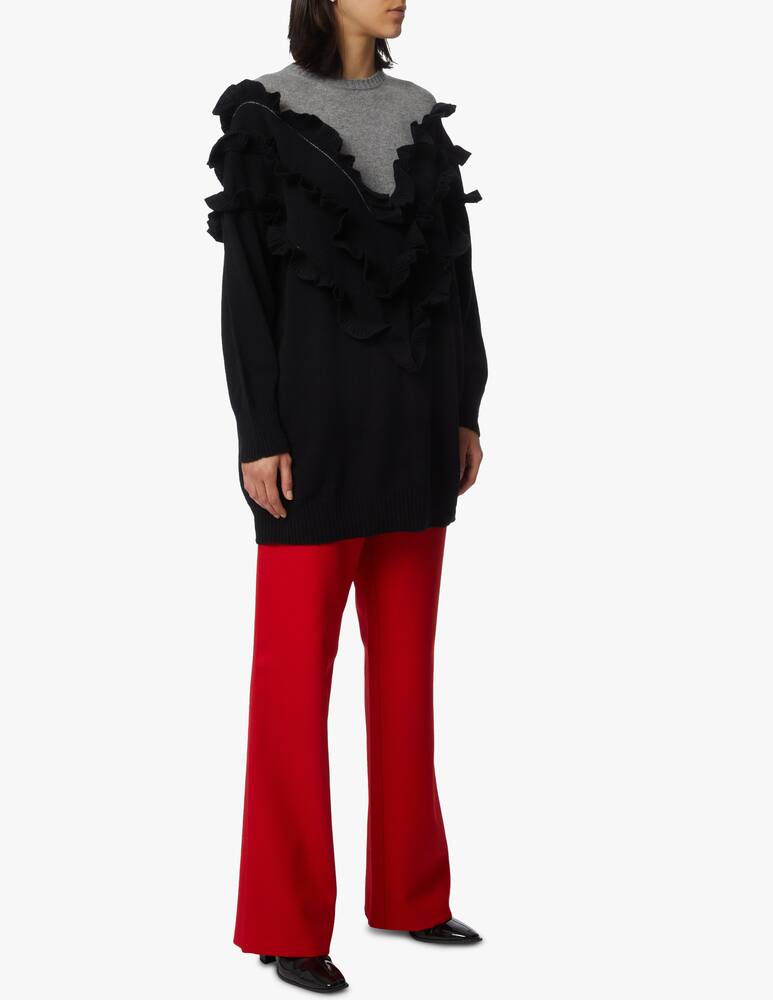 rinascente Philosophy di Lorenzo Serafini Pantaloni a palazzo in lana