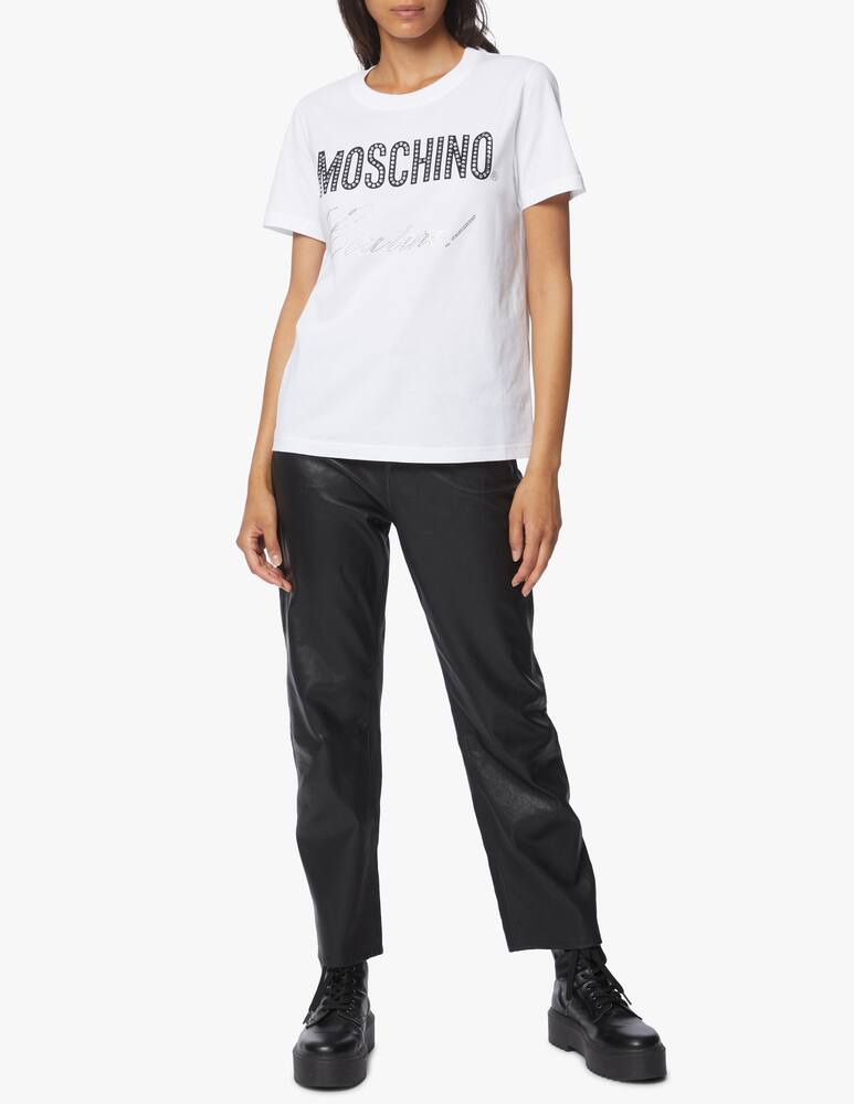 rinascente Moschino T-shirt in cotone con logo