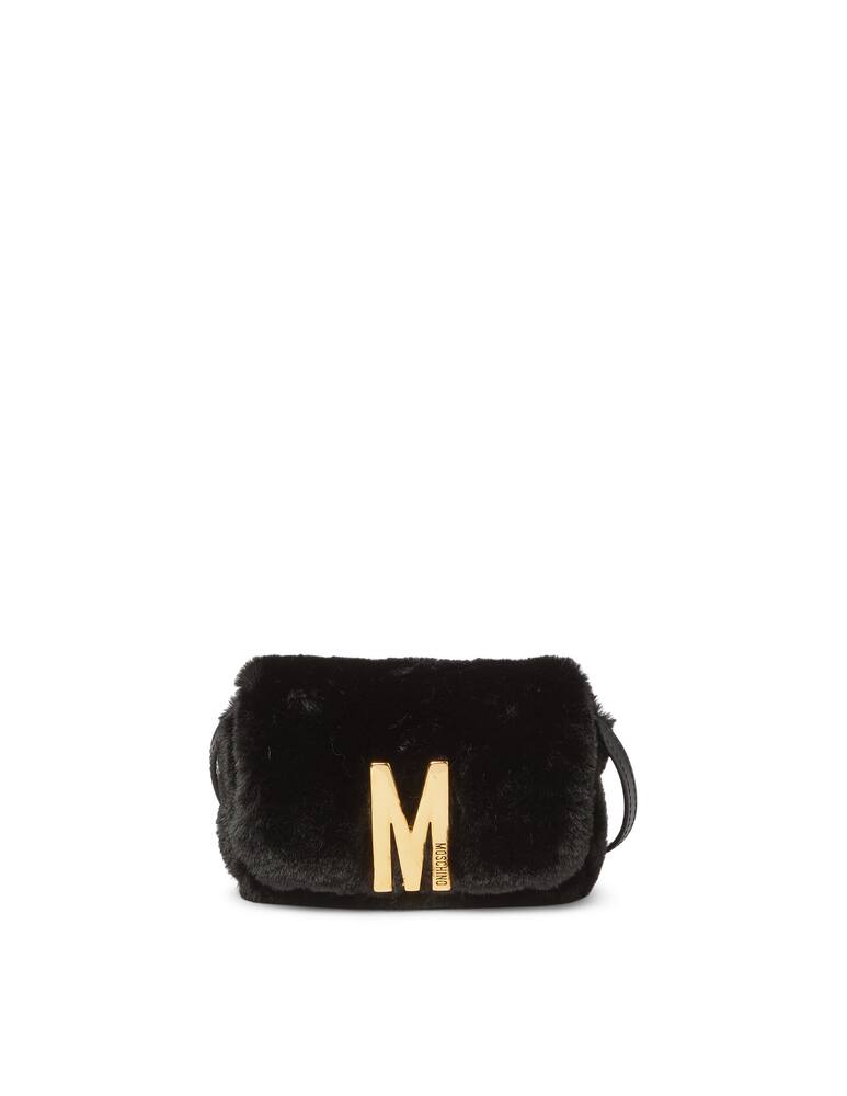 rinascente Moschino Faux fur crossbody bag 