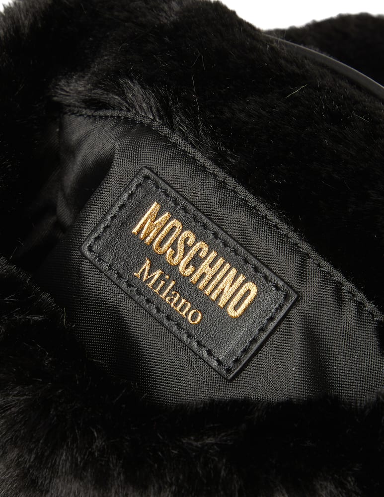 rinascente Moschino Faux fur crossbody bag 