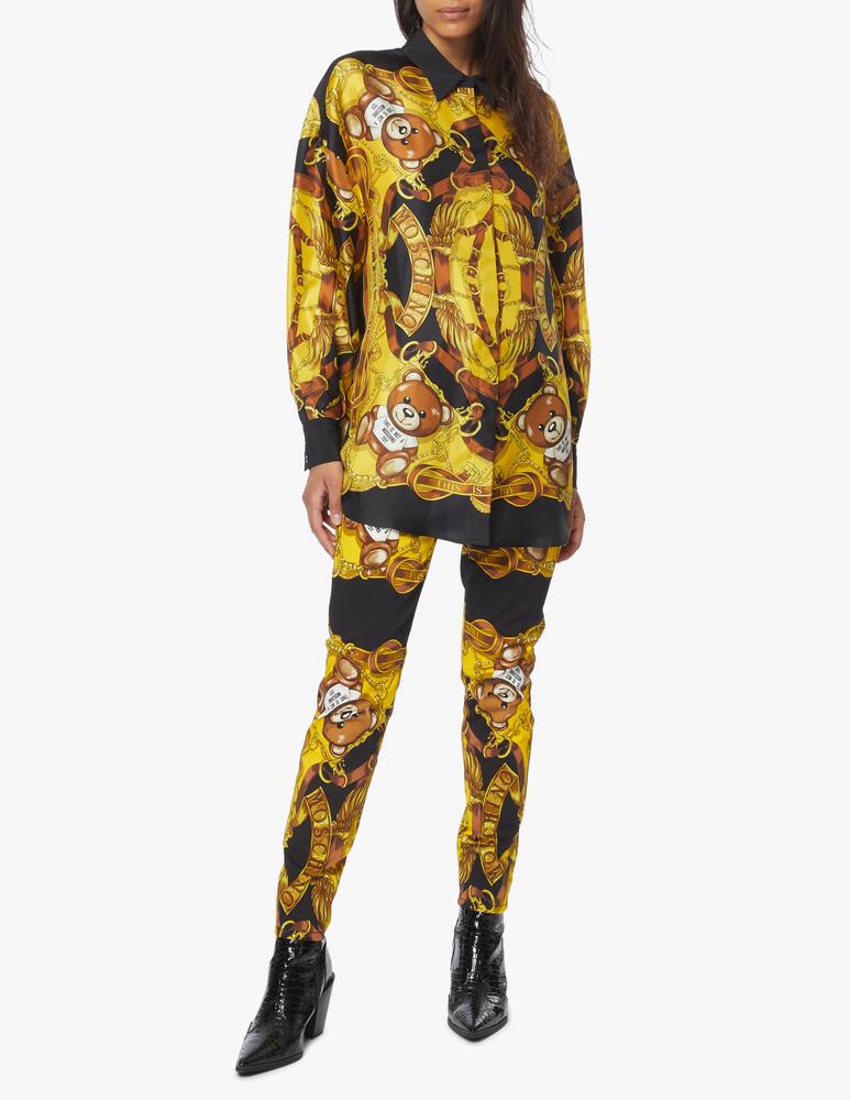 rinascente Moschino Leggings in cotone Teddy