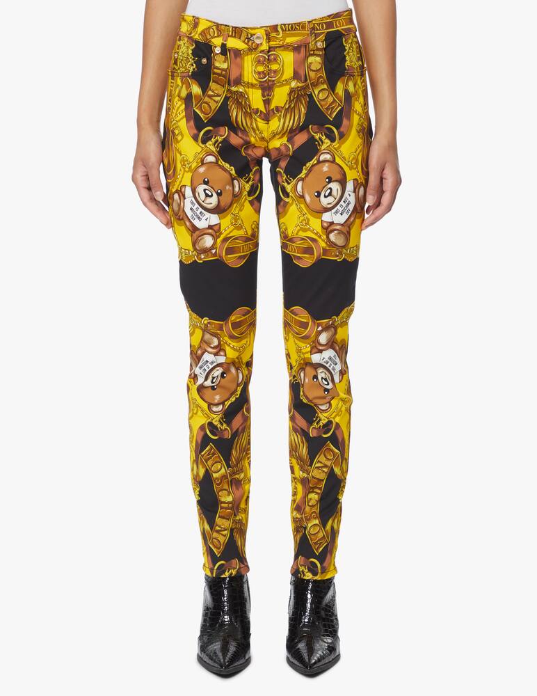 rinascente Moschino Leggings in cotone Teddy