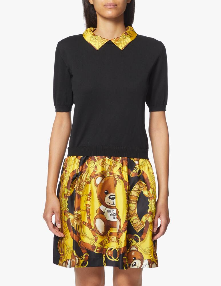 rinascente Moschino Vestito in cotone Teddy