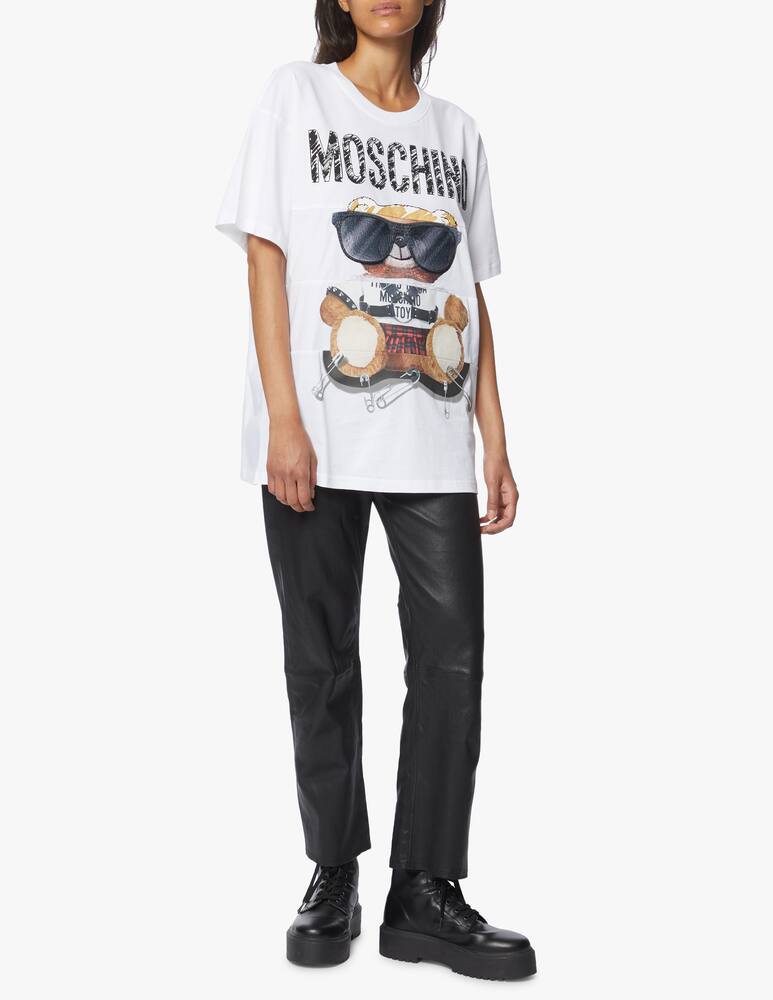 rinascente Moschino T-shirt in cotone con Teddy