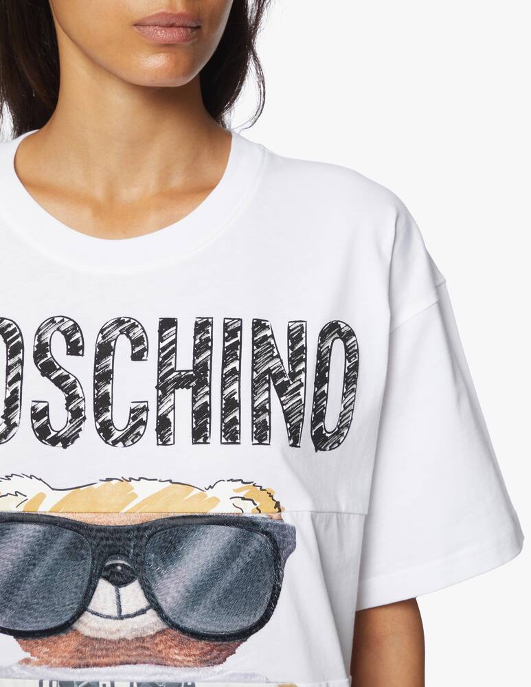 rinascente Moschino T-shirt in cotone con Teddy