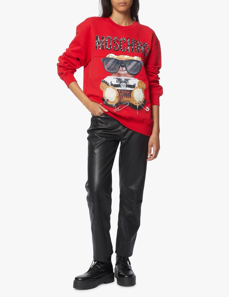 rinascente Moschino Felpa girocollo in cotone Teddy