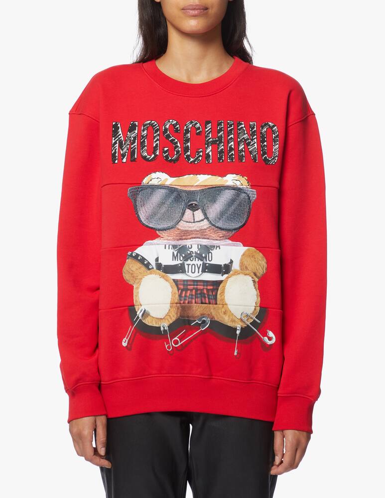rinascente Moschino Felpa girocollo in cotone Teddy