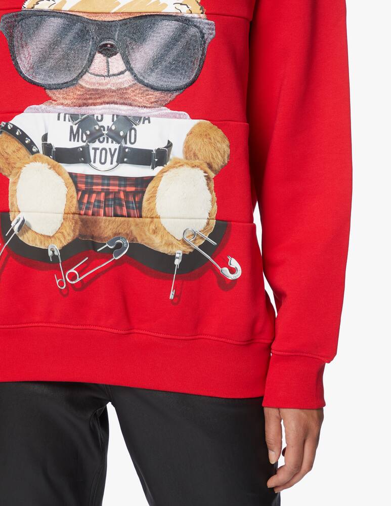 rinascente Moschino Felpa girocollo in cotone Teddy