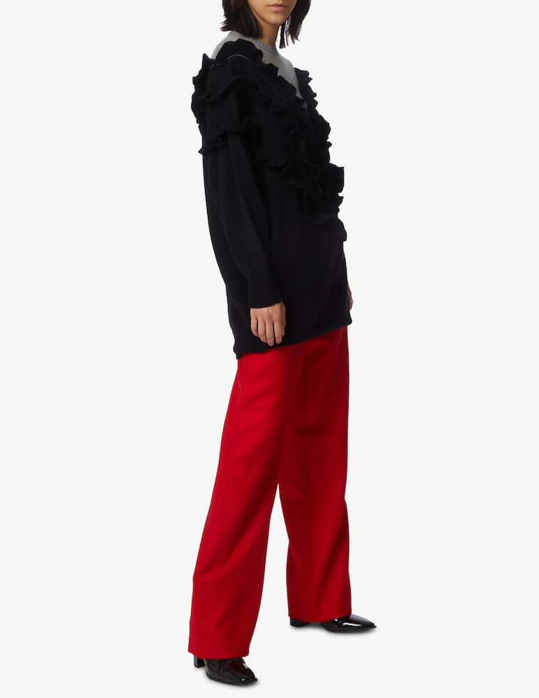 rinascente Philosophy di Lorenzo Serafini Wool blend long sleeved mini dress 