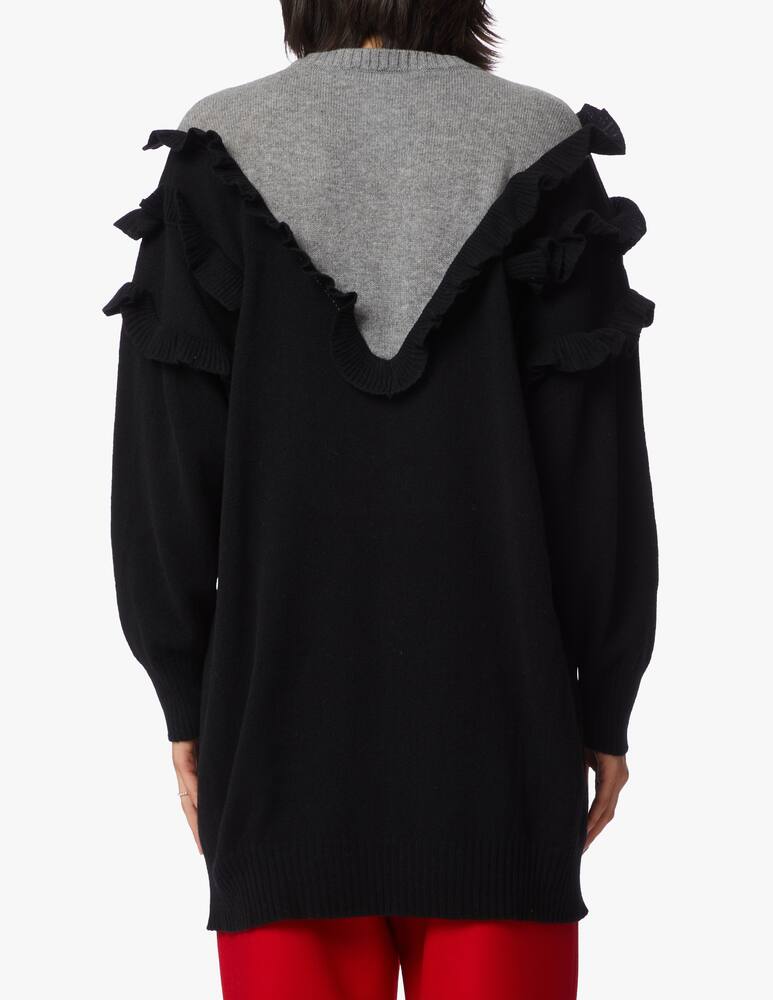 rinascente Philosophy di Lorenzo Serafini Wool blend long sleeved mini dress 