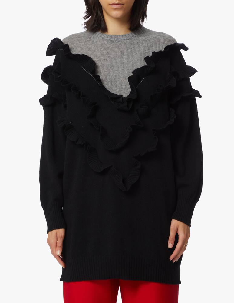 rinascente Philosophy di Lorenzo Serafini Wool blend long sleeved mini dress 