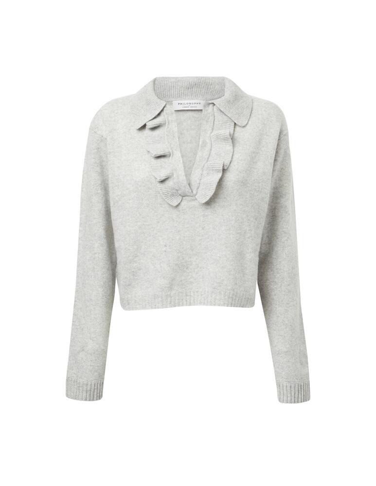 rinascente Philosophy di Lorenzo Serafini Wool blend polo shirt