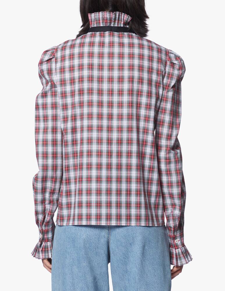 rinascente Philosophy di Lorenzo Serafini Cotton shirt with tartan print