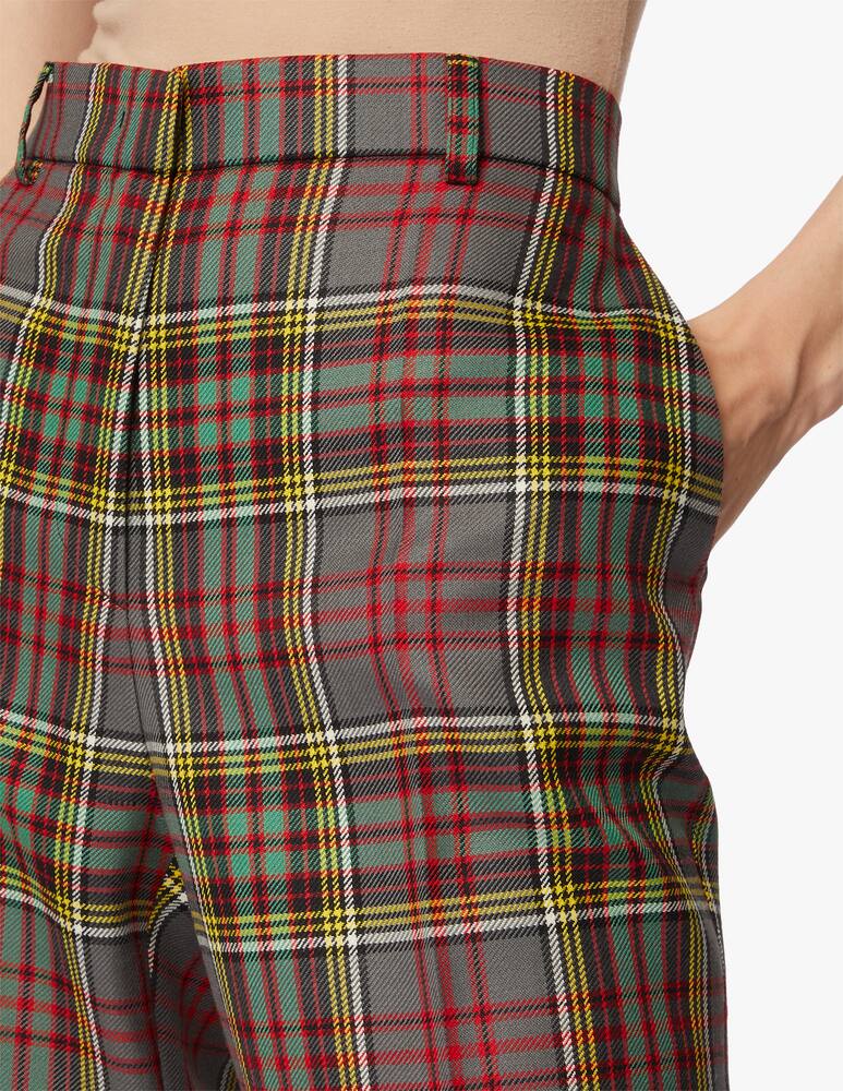 rinascente Philosophy di Lorenzo Serafini Pantaloni in lana a gamba dritta con stampa tartan