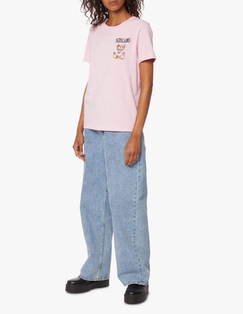 rinascente Moschino Cotton t-shirt with small Teddy