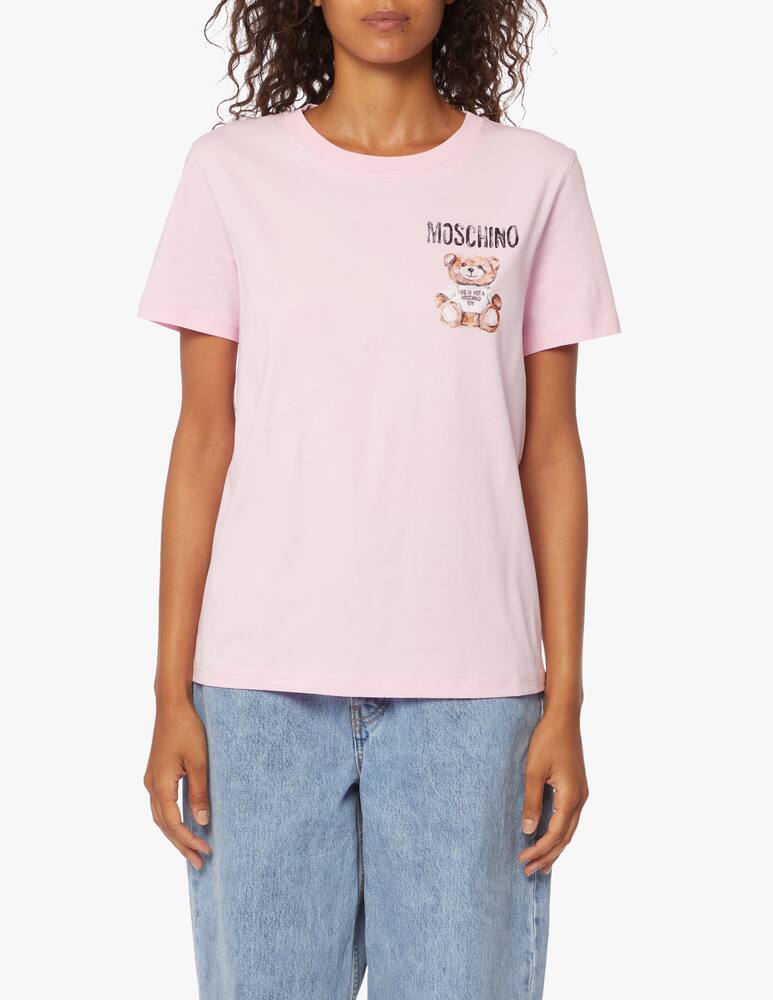 rinascente Moschino Cotton t-shirt with small Teddy