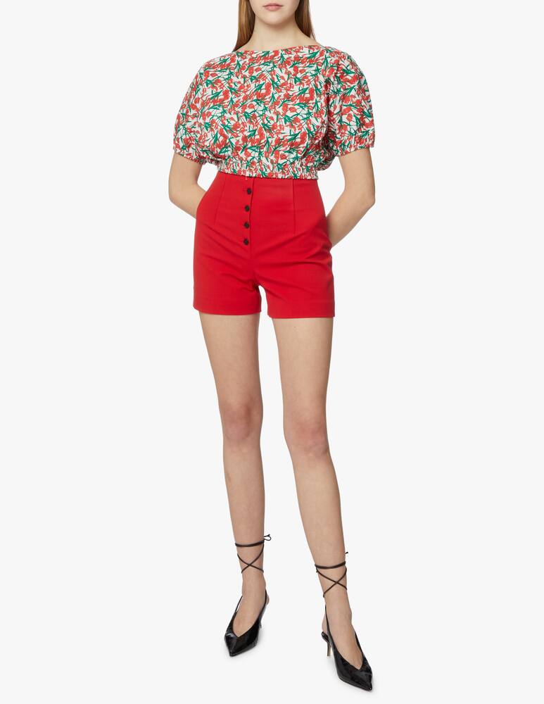 rinascente Philosophy di Lorenzo Serafini Cotton shorts - red