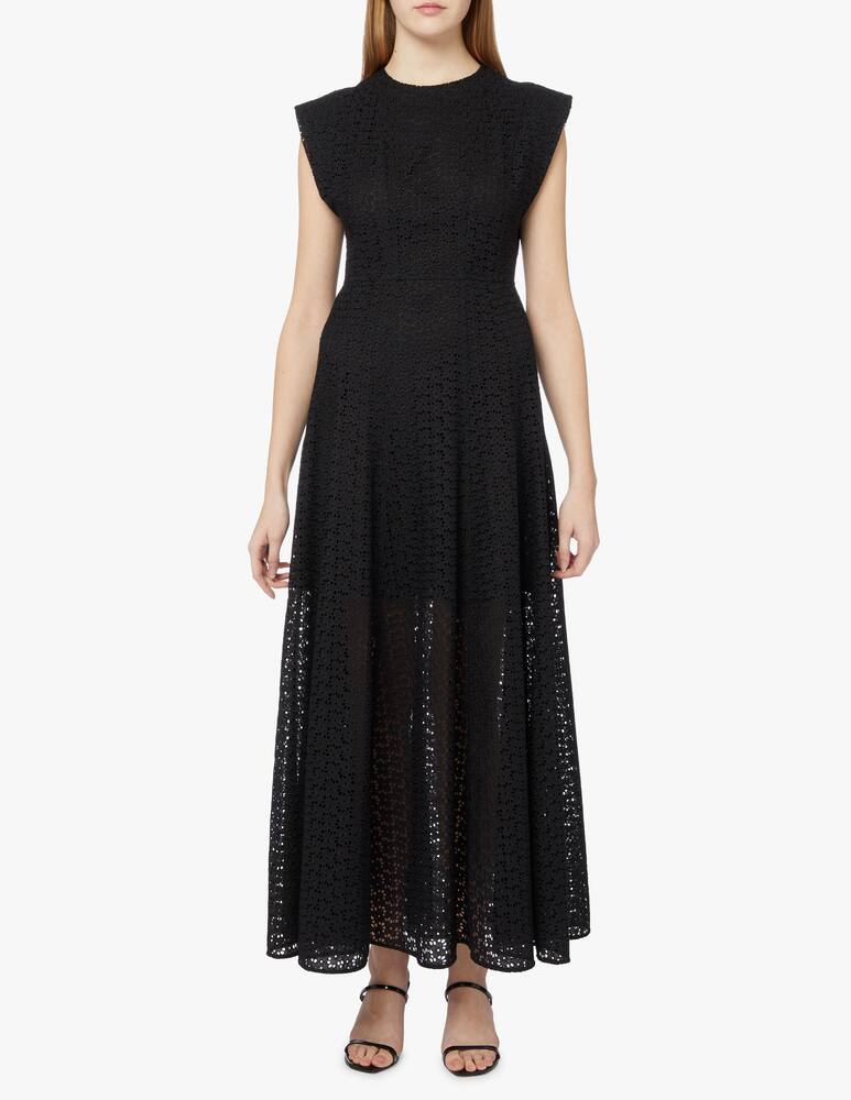 rinascente Philosophy di Lorenzo Serafini Vestito lungo in pizzo sangallo - nero