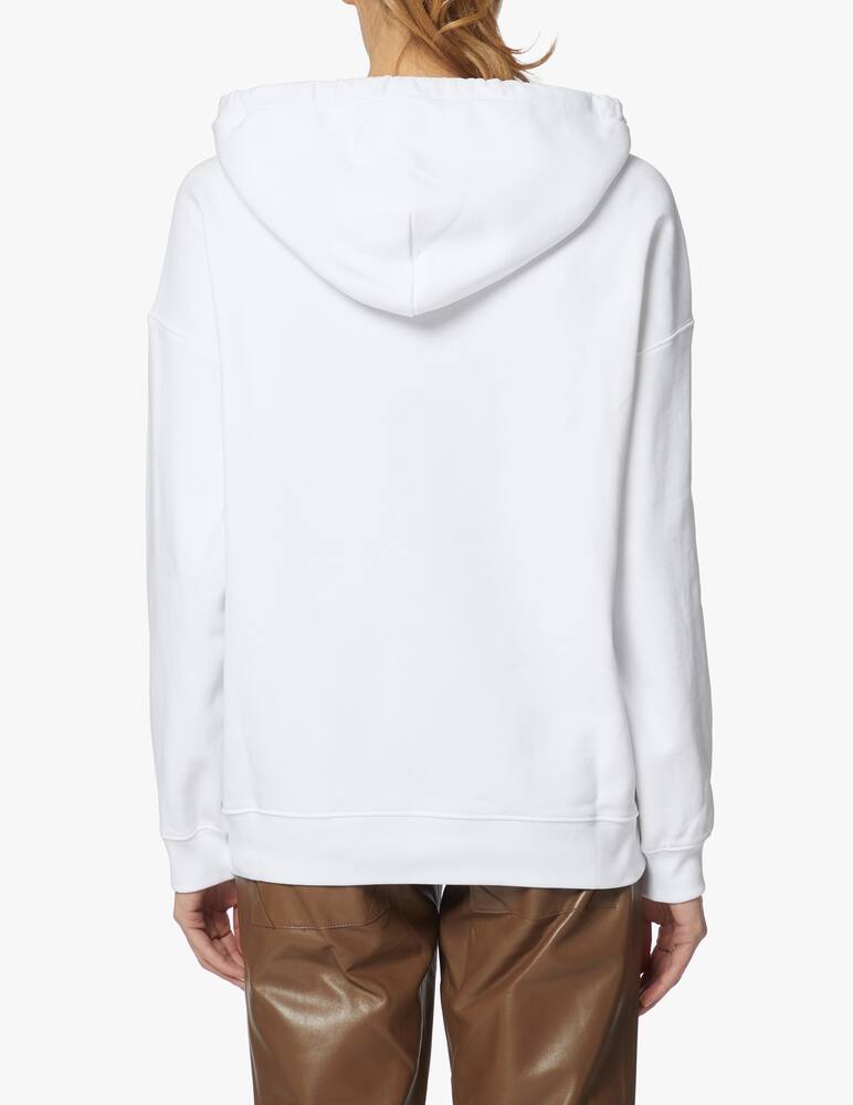 rinascente Philosophy di Lorenzo Serafini Cotton hoodie with smile - white