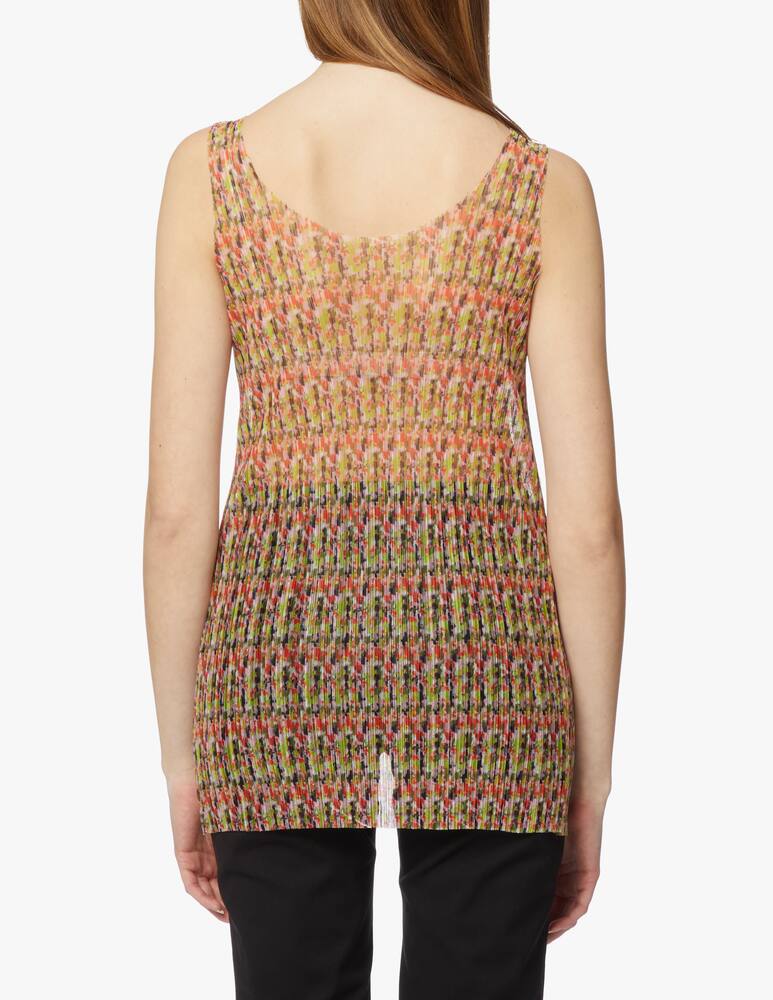 rinascente Philosophy di Lorenzo Serafini Canotta in tulle con stampa a fiori - rosa