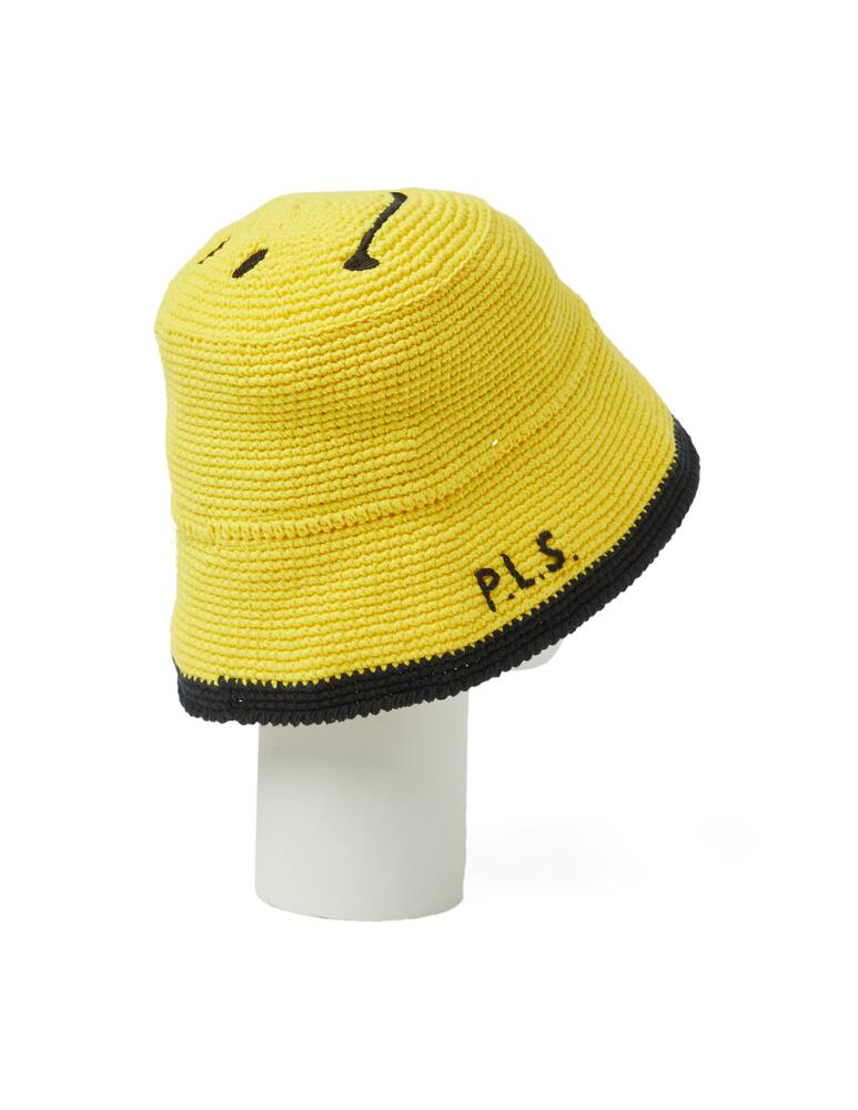 rinascente Philosophy di Lorenzo Serafini Cappellino in cotone all'uncinetto - giallo