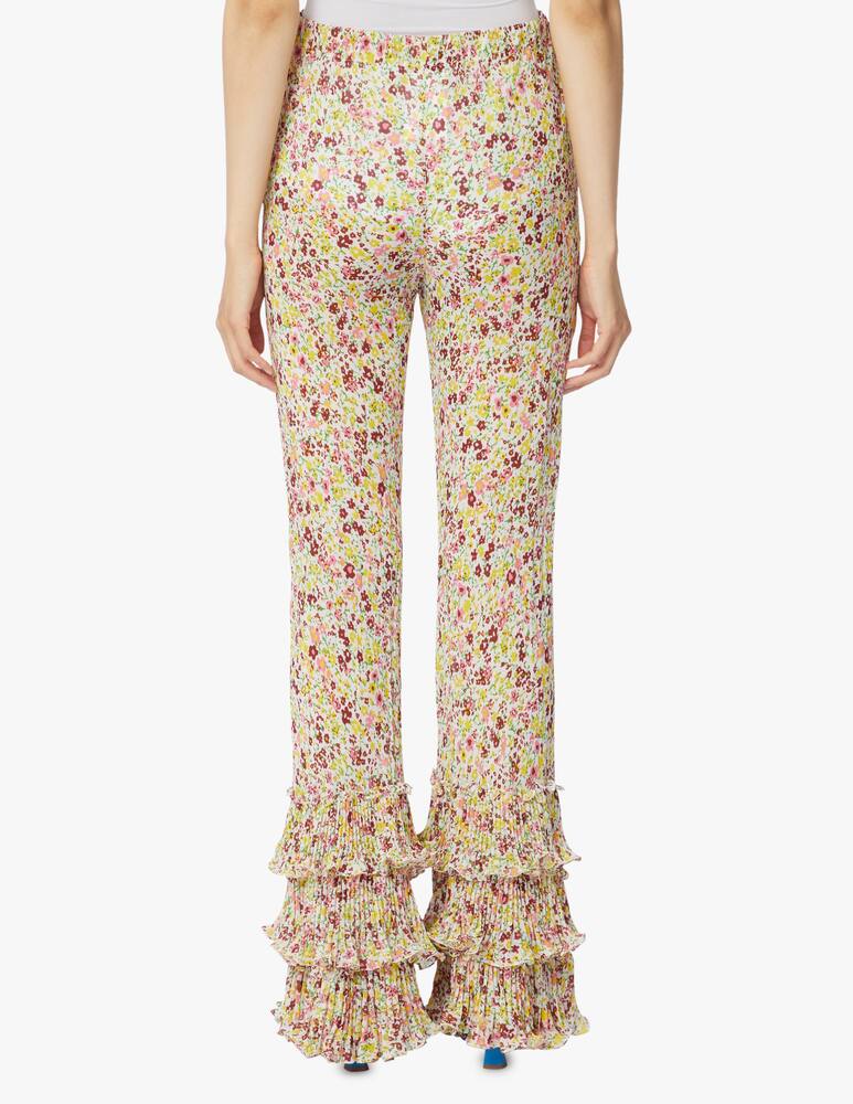 rinascente Philosophy di Lorenzo Serafini Flare trousers with rouches - multi