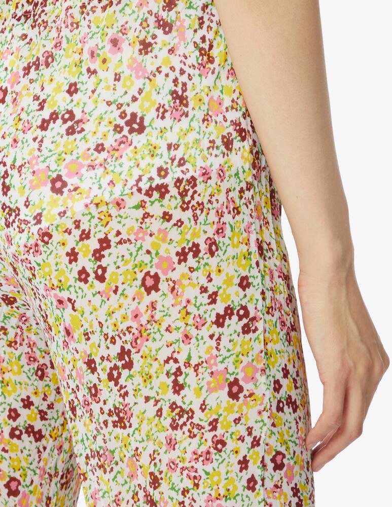 rinascente Philosophy di Lorenzo Serafini Flare trousers with rouches - multi