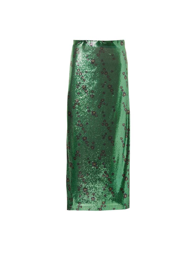 Philosophy di Lorenzo Serafini Sequined pencil midi skirt - green - picture 5