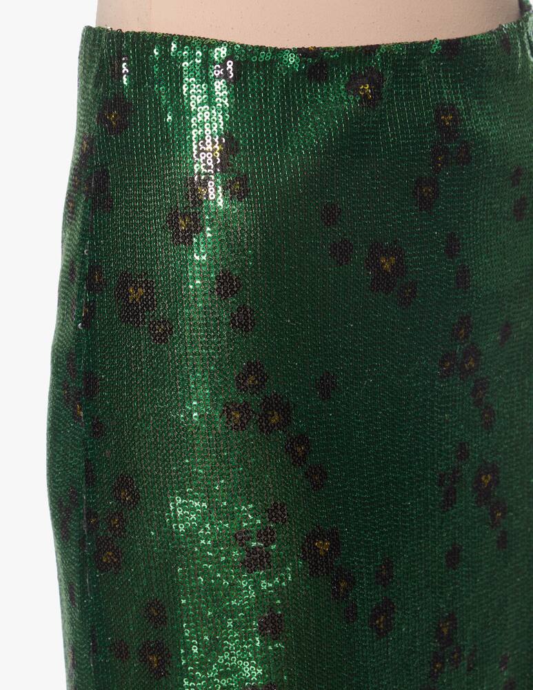 Philosophy di Lorenzo Serafini Sequined pencil midi skirt - green - picture 4