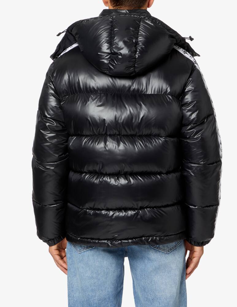 rinascente Moschino Piumino con logo - Nero